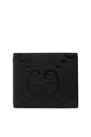 Gucci Leather wallet with GG pattern | Men's Accessories
